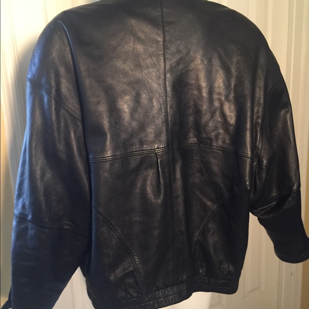 Leather Designer Jacket - image 4